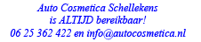 Autocosmetica voor auto's in topconditie